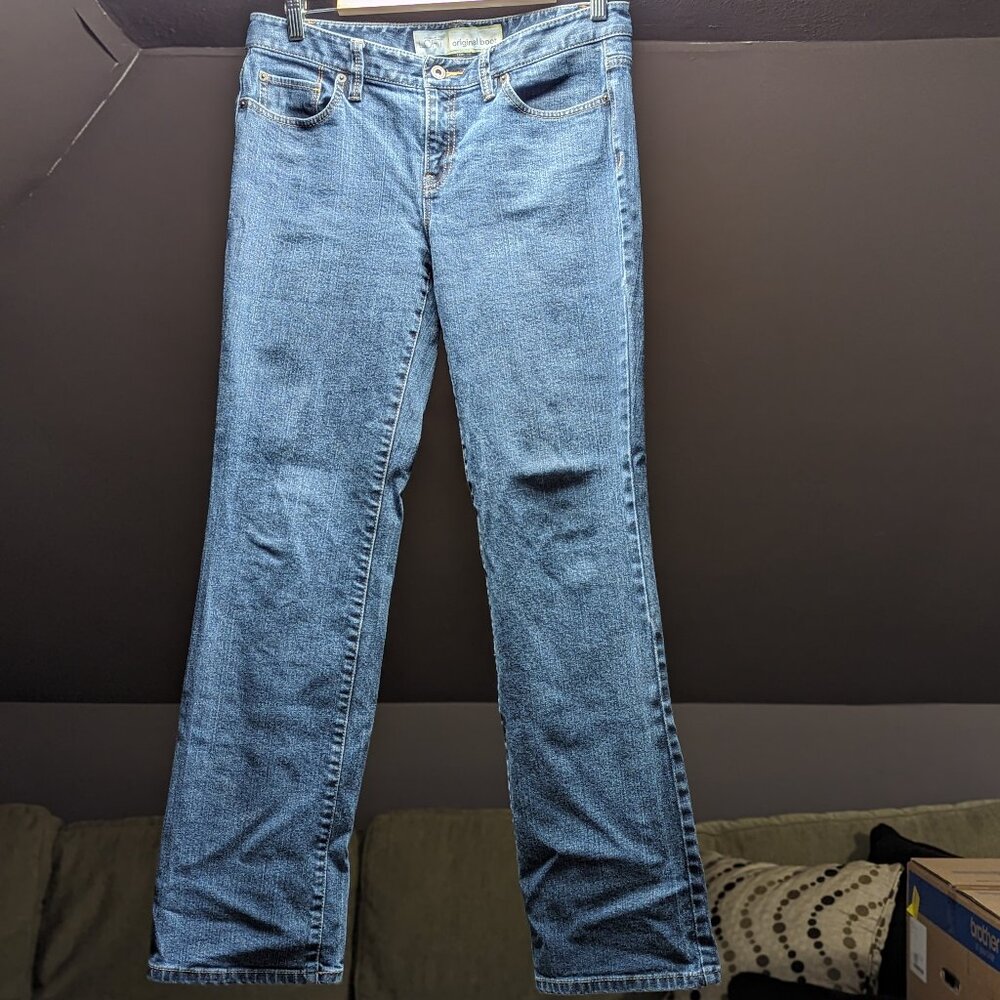 Ann Taylor LOFT Mid-rise boot jeans, Size 8